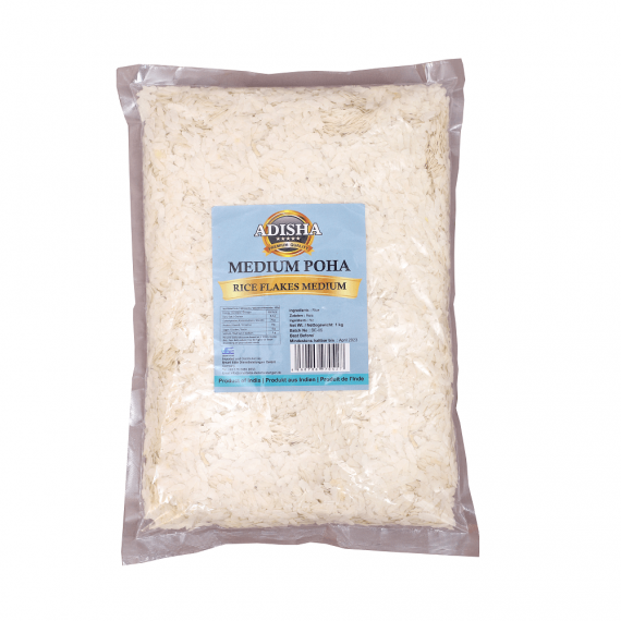 Neal Rice Flakes Poha White medium 1kg