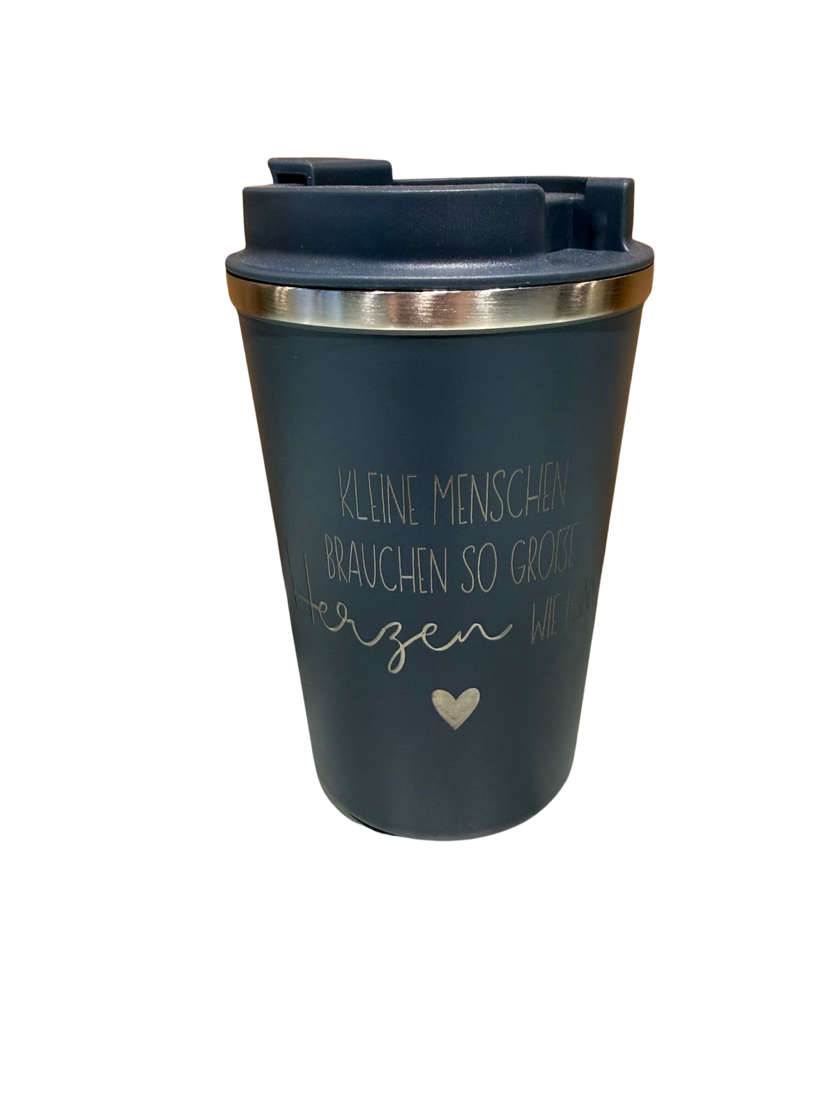 Thermobecher "Kleine Menschen, große Herzen" | Geschenk für Erzieher & Lehrer