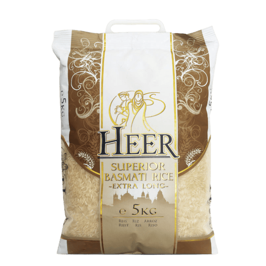 Heer Superior Basmati Rice Extra Long 20kg (Only Hamburg)