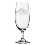Stölzle Lausitz Bierglas mit Gravur "Ich rette Fische aus dem Wasser"
