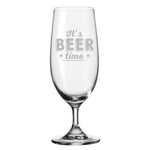 Stölzle Lausitz Bierglas mit Gravur "It's Beer time"
