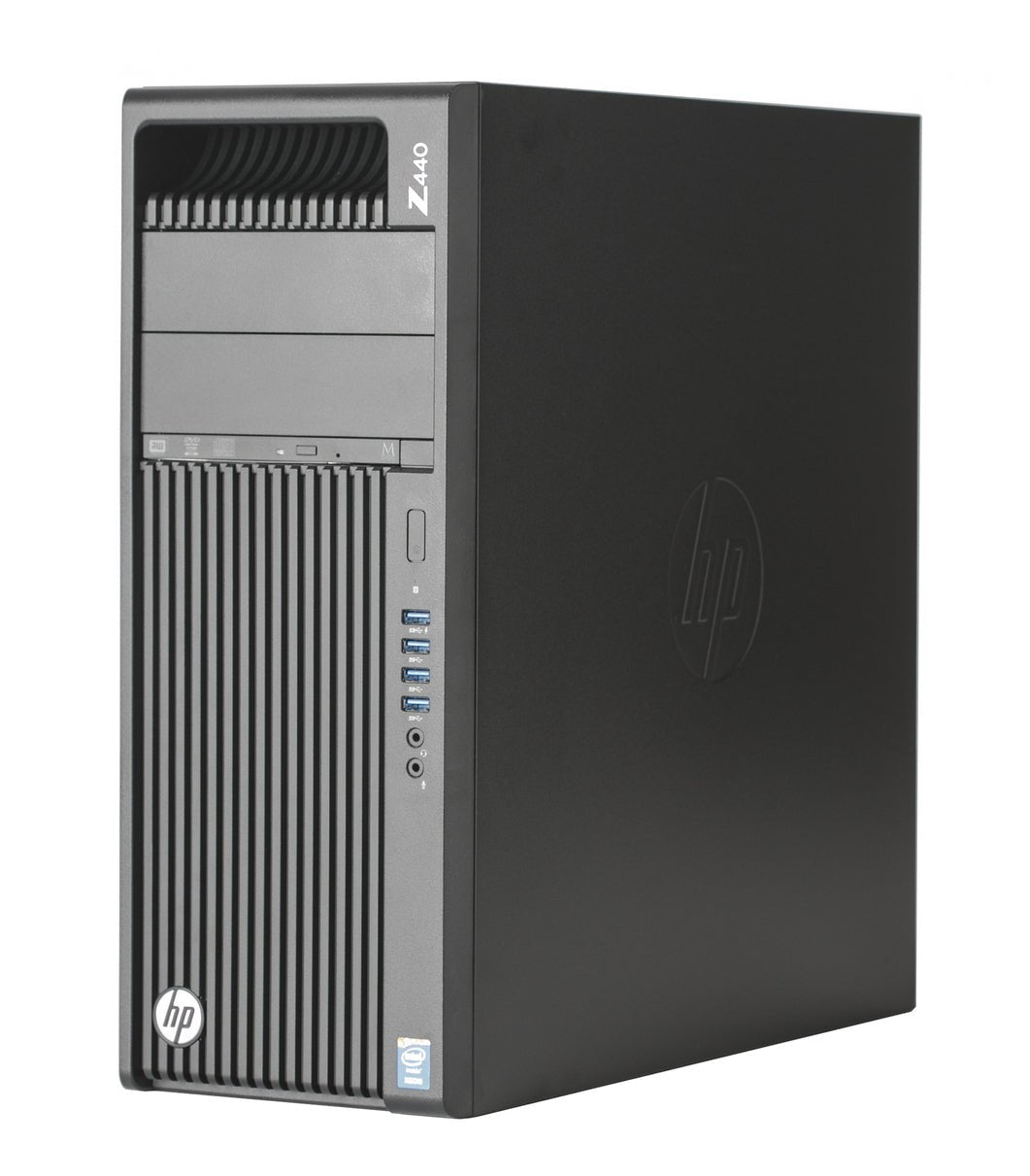 HP Z440 Intel Xeon Quad Core E5 v3 256GB SSD 32GB Windows 10 Pro Nvidia Quadro