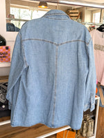 Jeans Hemd Oversized Denim Blau - One Size 3D-1501-1