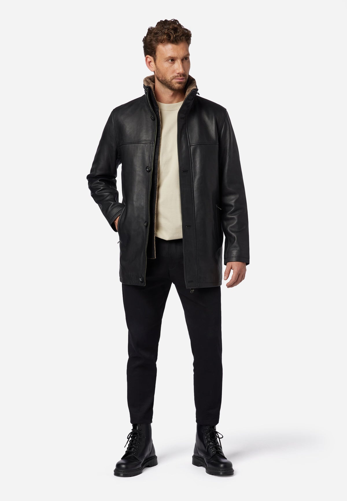 Herren Lederjacke Jemenez
