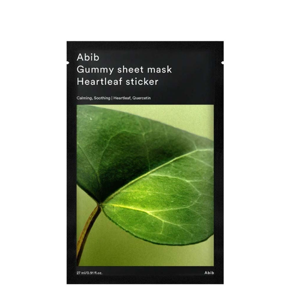 Abib | Gummy Sheet Mask Heartleaf Sticker - 27 ml