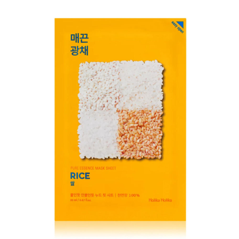Holika Holika | Pure Essence Mask Sheet – Rice – 23 ml