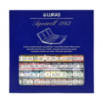 LUKAS Aquarell 1862 Set Metallkasten (48 halbe Näpfchen)