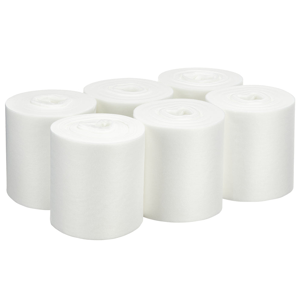 WypAll® Wettask™ Wischtücher - Rolle / Weiß - 6 Refills  x 90 Sheets | Karton (6 Rollen)