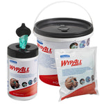 WypAll® Wischtücher - Grün /90 tücher - 6 Buckets  x 90 Sheets | Karton (6 Spendereimer)