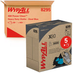 WypAll® X80 PowerClean - Zupfbox / Stahlblau - 5 Boxes  x 80 Sheets | Karton (5 Boxen)