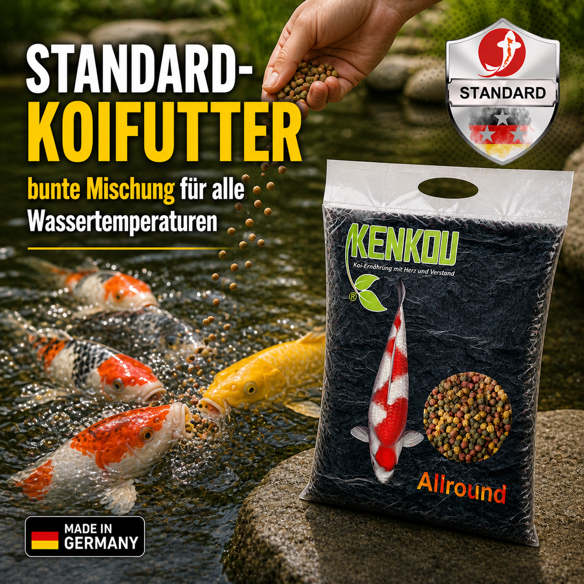 KENKOU® Allround aus 3 + 6 mm gemischt - schwimmend
