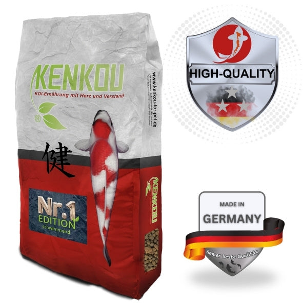 KENKOU® Nr.1 -Edition - 5 & 12 mm Koifutter schwimmend
