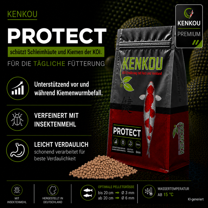 KENKOU® PROTECT Koifutter in 3 oder 6 mm