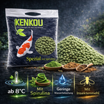 Koifutter 6 mm KENKOU® Spezial mit Spirulina