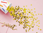 Konfetti Sterne 30g, 10mm, Gold