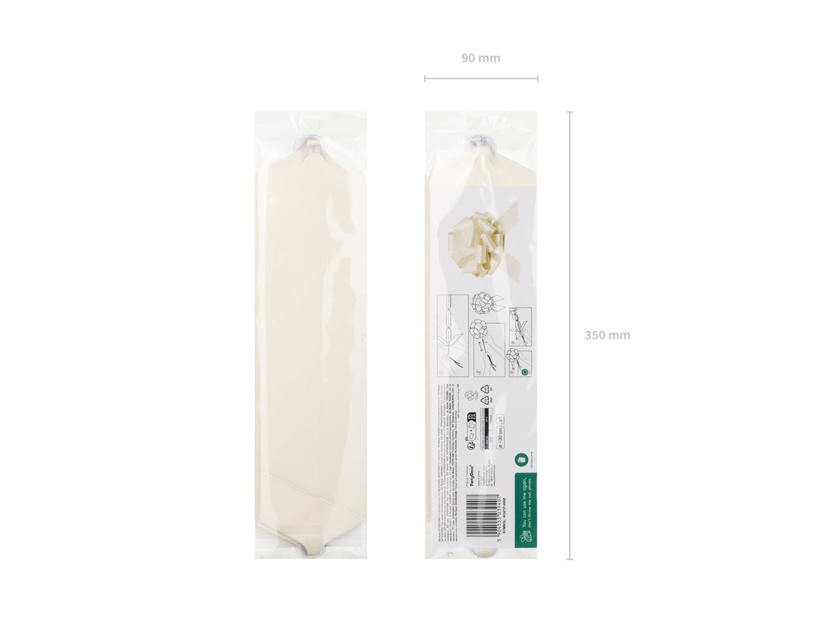 Dekoschleife ø 30 cm | Off-White