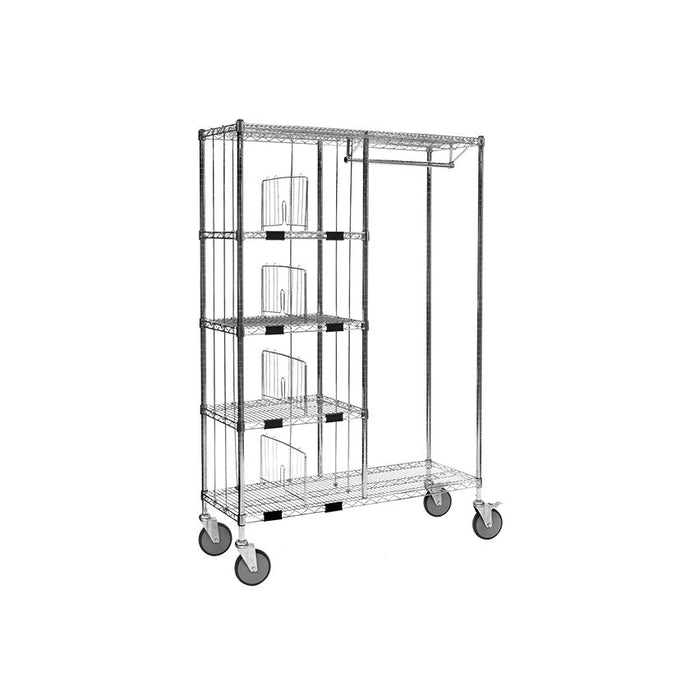Novocal Kombinierter Sortierwagen Material: Präzisionsstahl,  vernickelt und hochglanzverchromt 5 | Packung (1 Stück)
