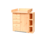 Vanessa Wickelkommode Kiefer Massivholz - Regalelement aus 100% Bio Holz