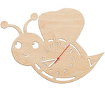 Kinder Wanduhr im Bienen Design