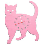 Kinder Wanduhr im Katzen Design