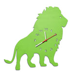 Kinder Wanduhr im Löwen Design