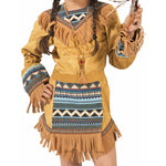Indianerin Kostüm "Cherokee" für Mädchen | Braun