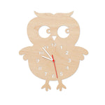 Kinder Wanduhr im Eulen Design