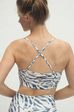 Yoga Bra Top Amba - Wild Blue