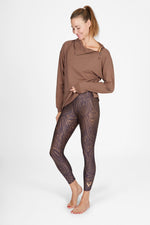 Cosy Twist Sweater - cinnamon