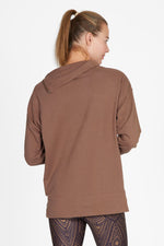 Cosy Twist Sweater - cinnamon