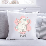 Kissen mit Spruch Elefanten Mama