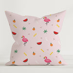 "Flamingo" Premium Dekokissen
