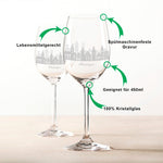Stölzle Lausitz Weingläser mit Skyline Kitzingen Gravur im Set