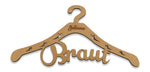 Kleiderbügel "Braut & Bräutigam" mit Gravur Namma Markt