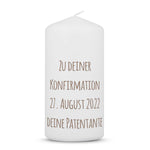 Kerze "Konfirmation" für Jungen und Mädchen