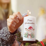 Weihnachtskerze "Reh"