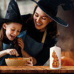 Kleine Halloween Kerze "Kürbisstapel"