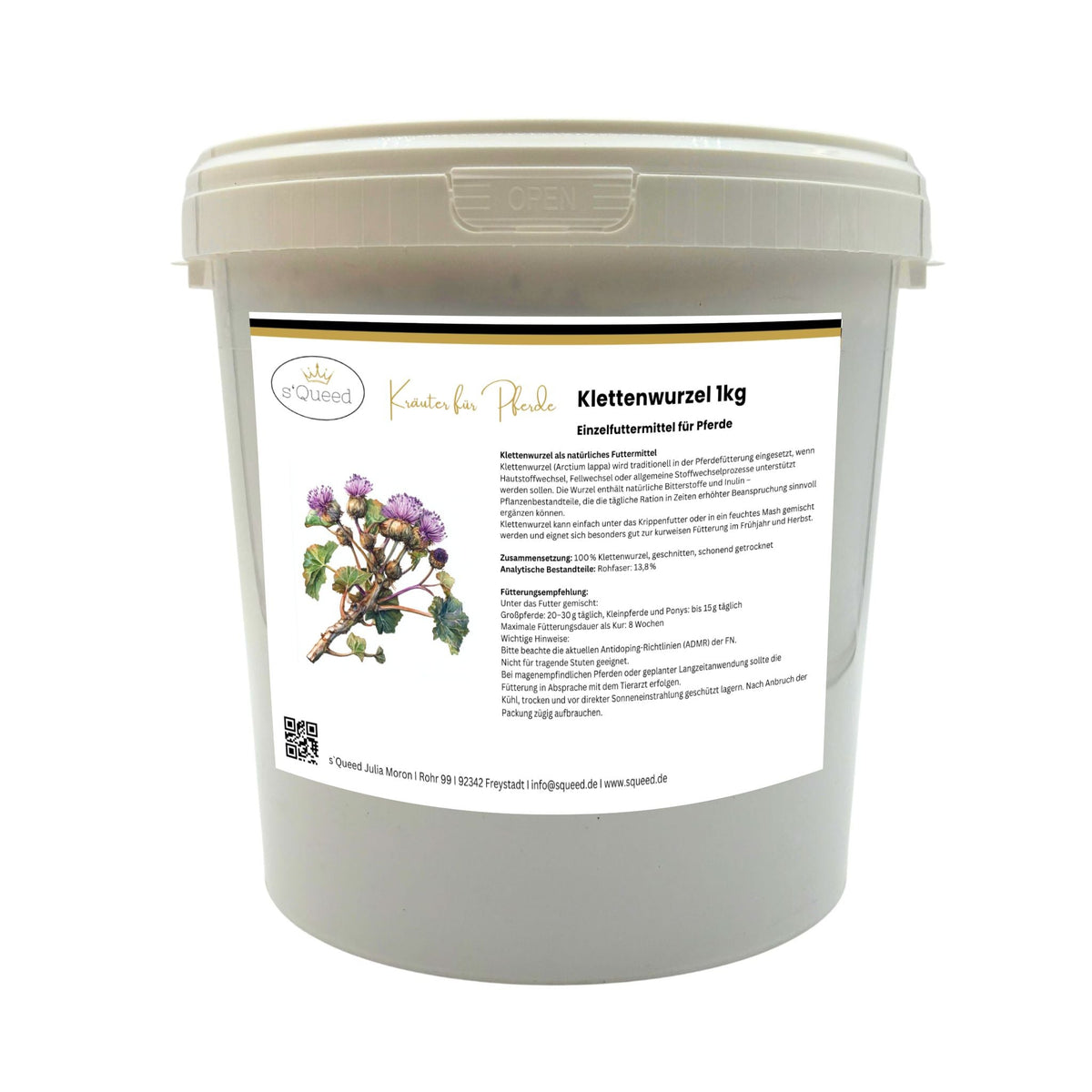 Klettenwurzel Pferd 1kg