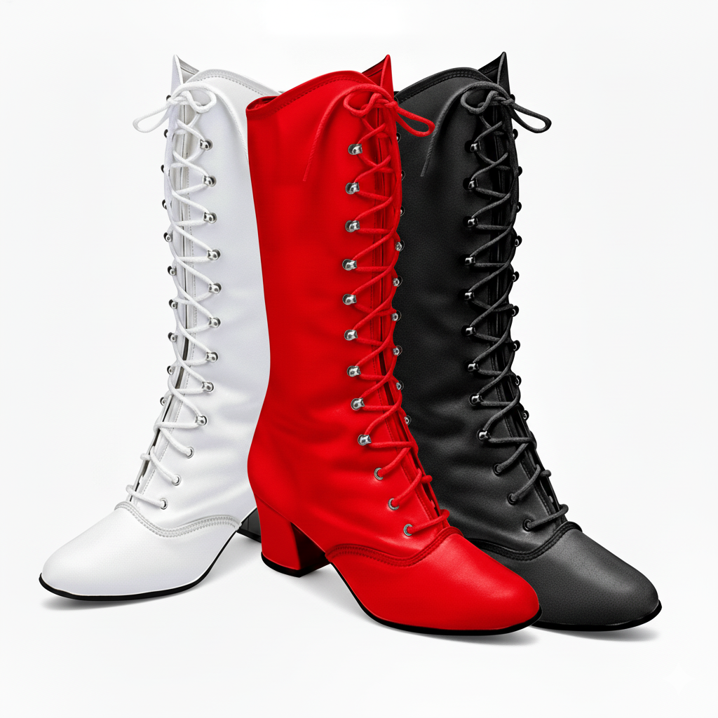 Kochmann Majorette Mod. 4 Mariechenstiefel Gardestiefel Tanzstiefel