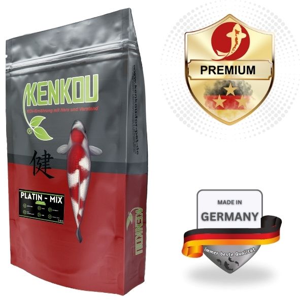 KENKOU® Platin Koi-Mix Koifutter 3 & 6 mm – schwimmend
