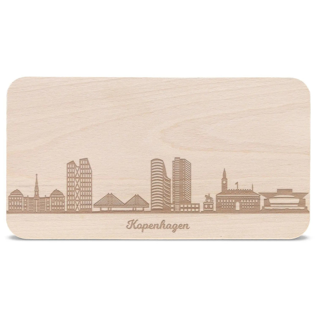 Frühstücksbrettchen Skyline Kopenhagen