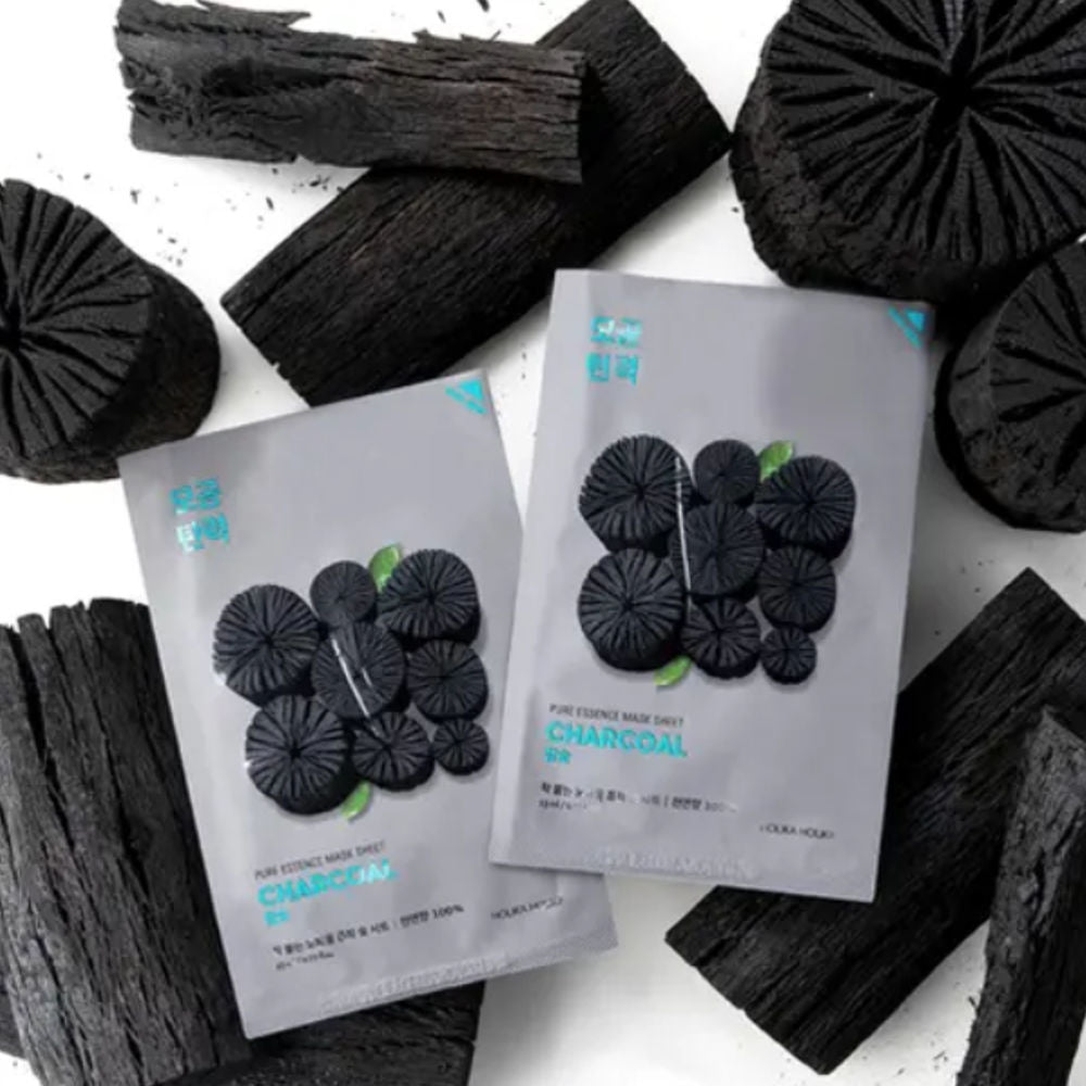 Holika Holika | Pure Essence Mask Sheet – Charcoal – 23 ml