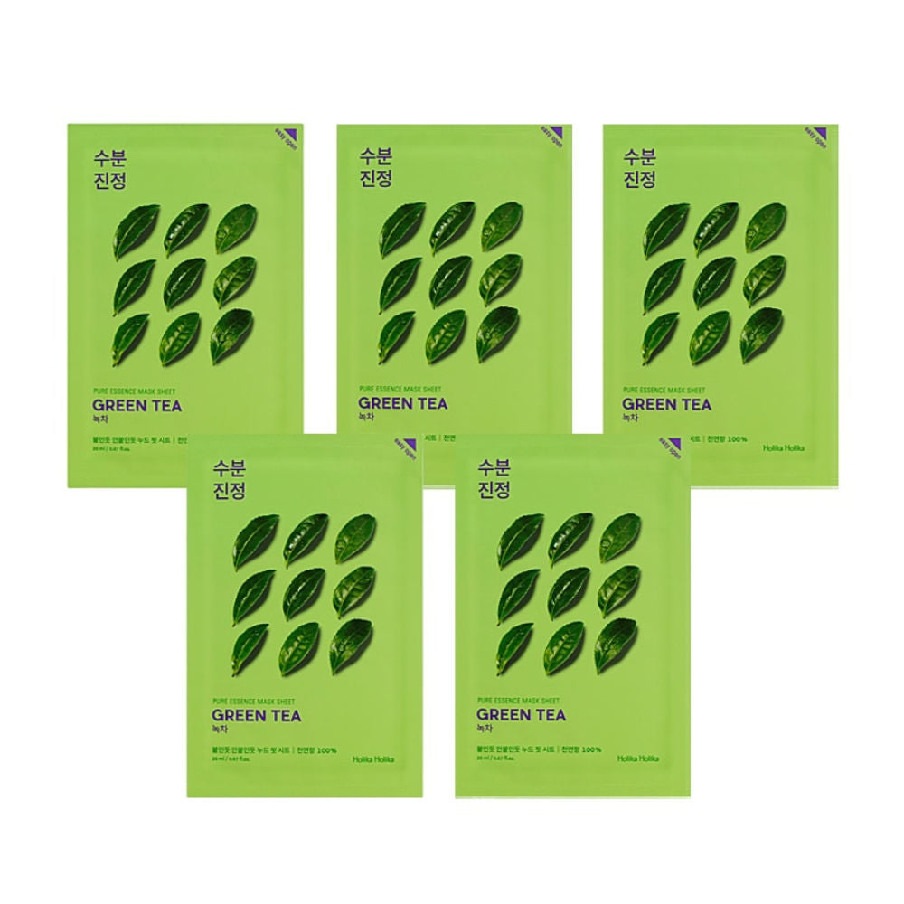 Holika Holika | Pure Essence Mask Sheet – Green Tea – 23 ml