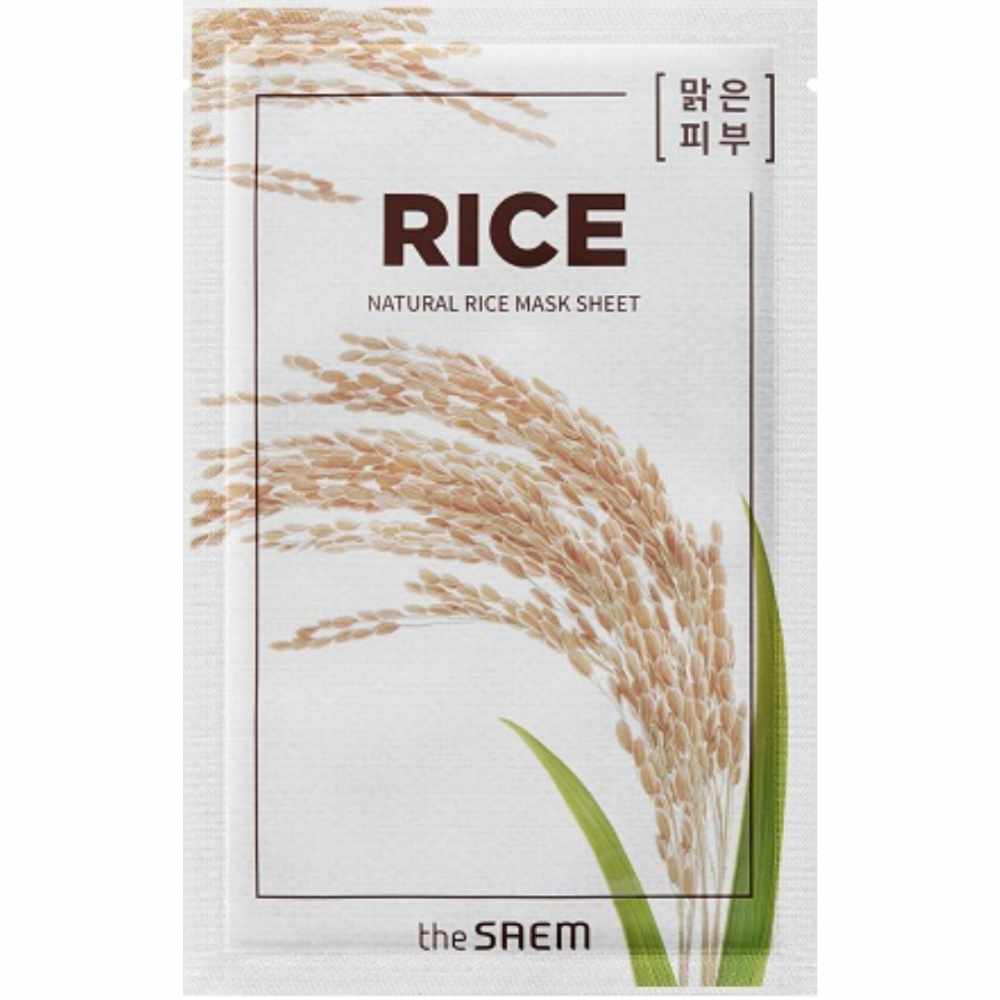 the SAEM | Natural Rice Mask Sheet - 21 ml