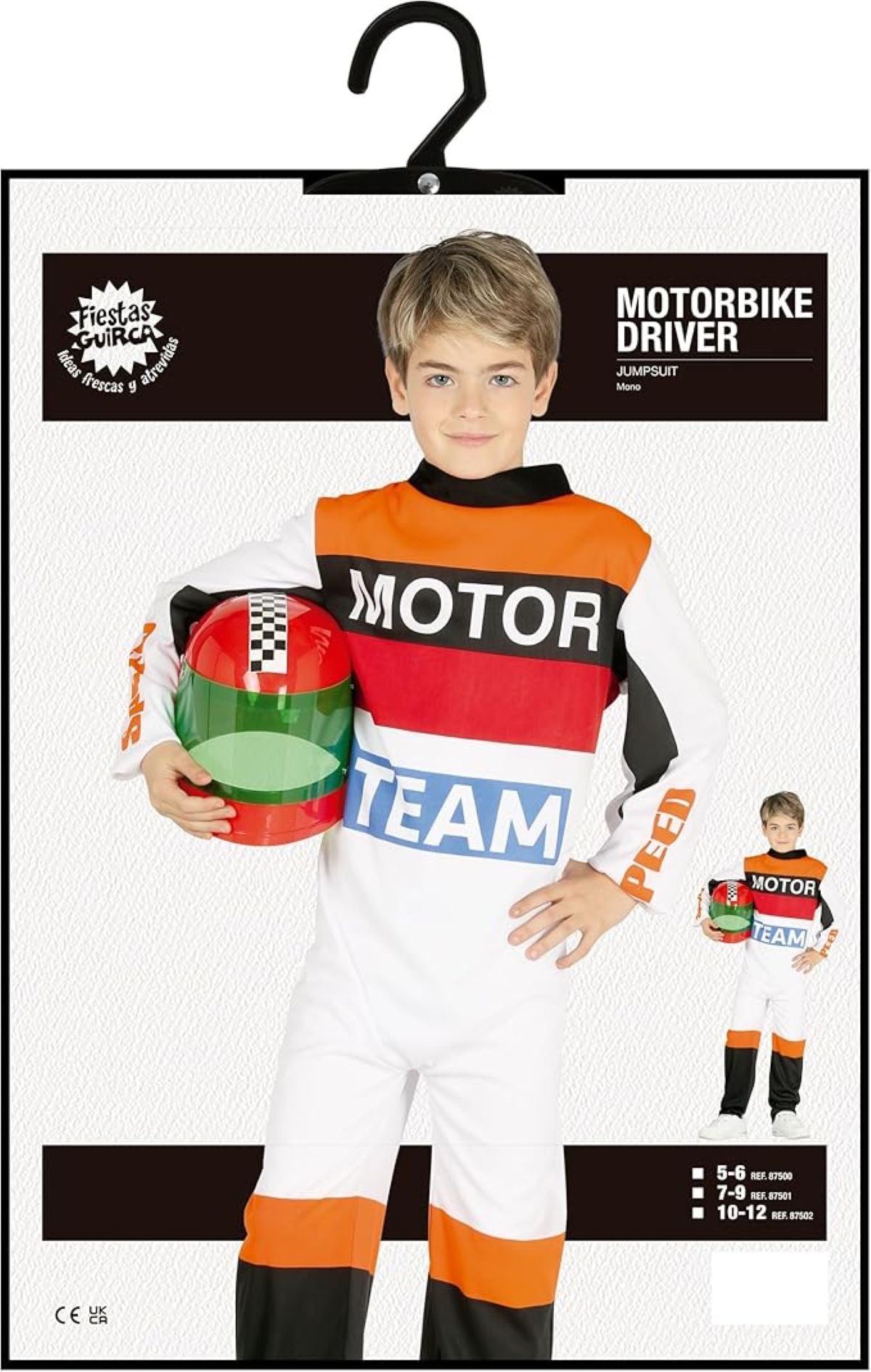 Kostüm Kid Motorradfahrer 10-12 Jahre