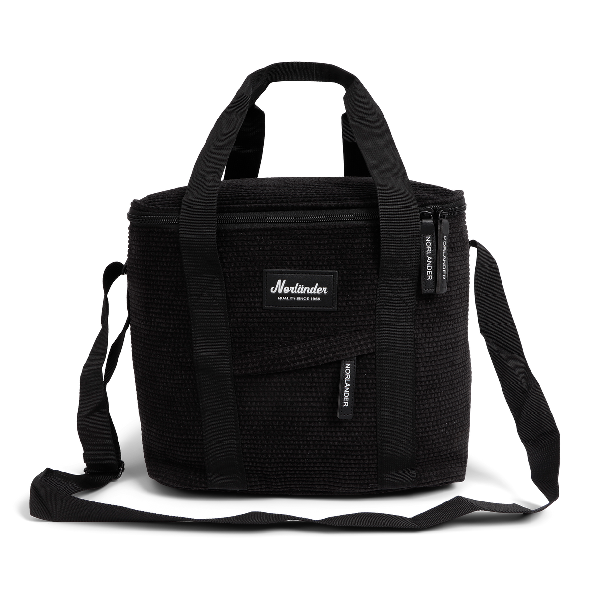 Kühltasche » Gefriertasche » isolierte Picknick Tasche in Cord Optik » Isoliertasche » Kleine Kühlbox mit Henkel und Schultergurt