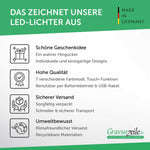 Graviertes Acrylglas im Dinosaurier Design mit LED-Sockel
