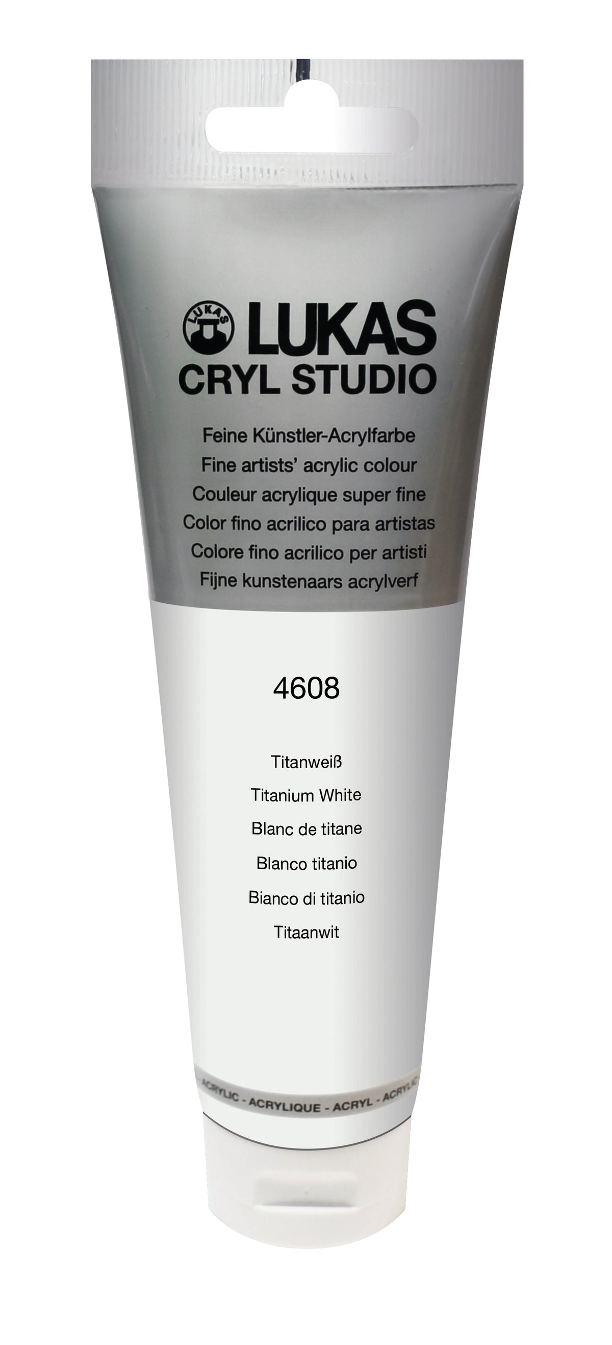 LUKAS CRYL Studio - 4608 Titanweiß (125/250/500ml)