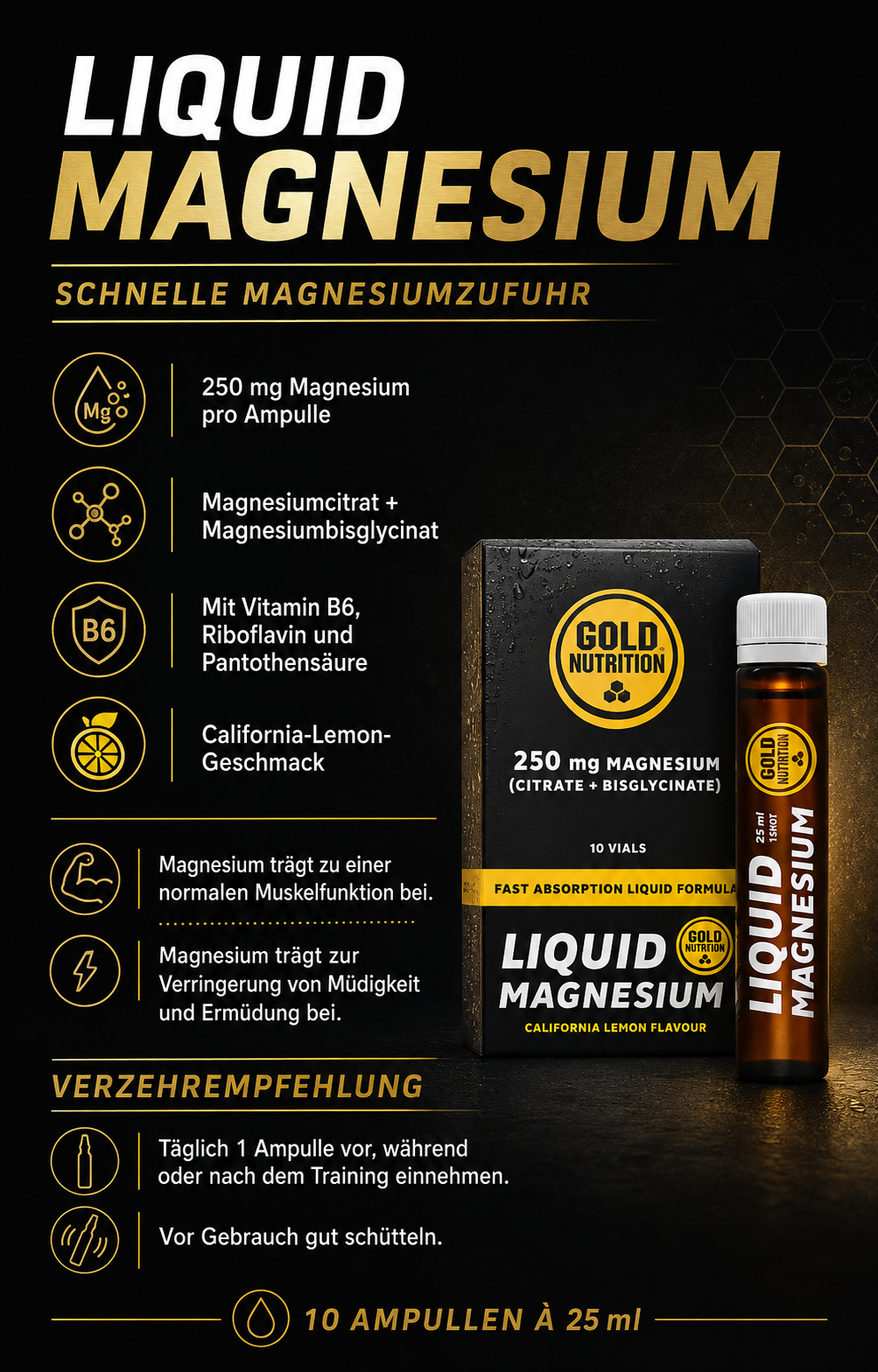 Liquid Magnesium - 25 ML - 10 Vials