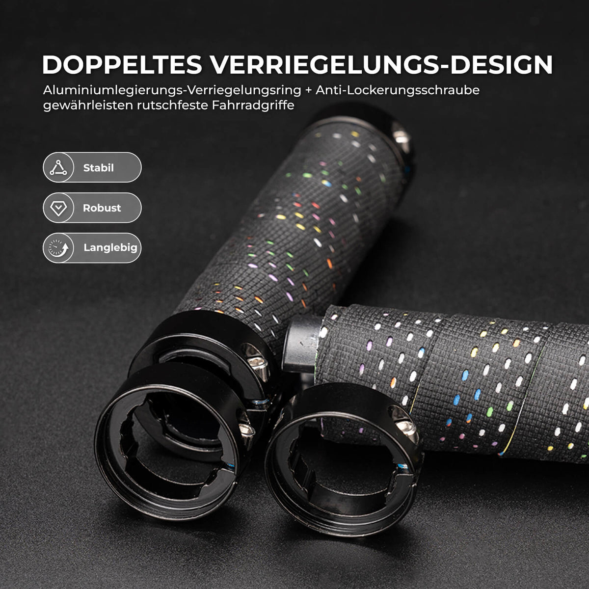 Lenkergriffe 22 mm Doppelverschluss